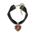 Chanel 2021 Leather Choker 18K Gold Necklace