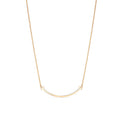 Tiffany Smile Pendant 18K Gold Necklace
