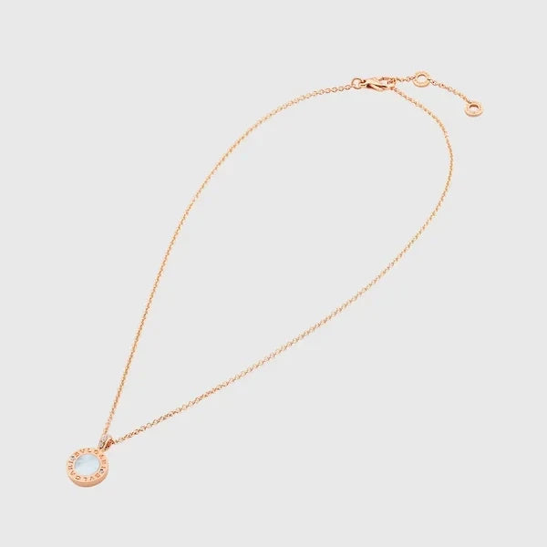 Bvlgari White Ceramic 18K Gold Necklace