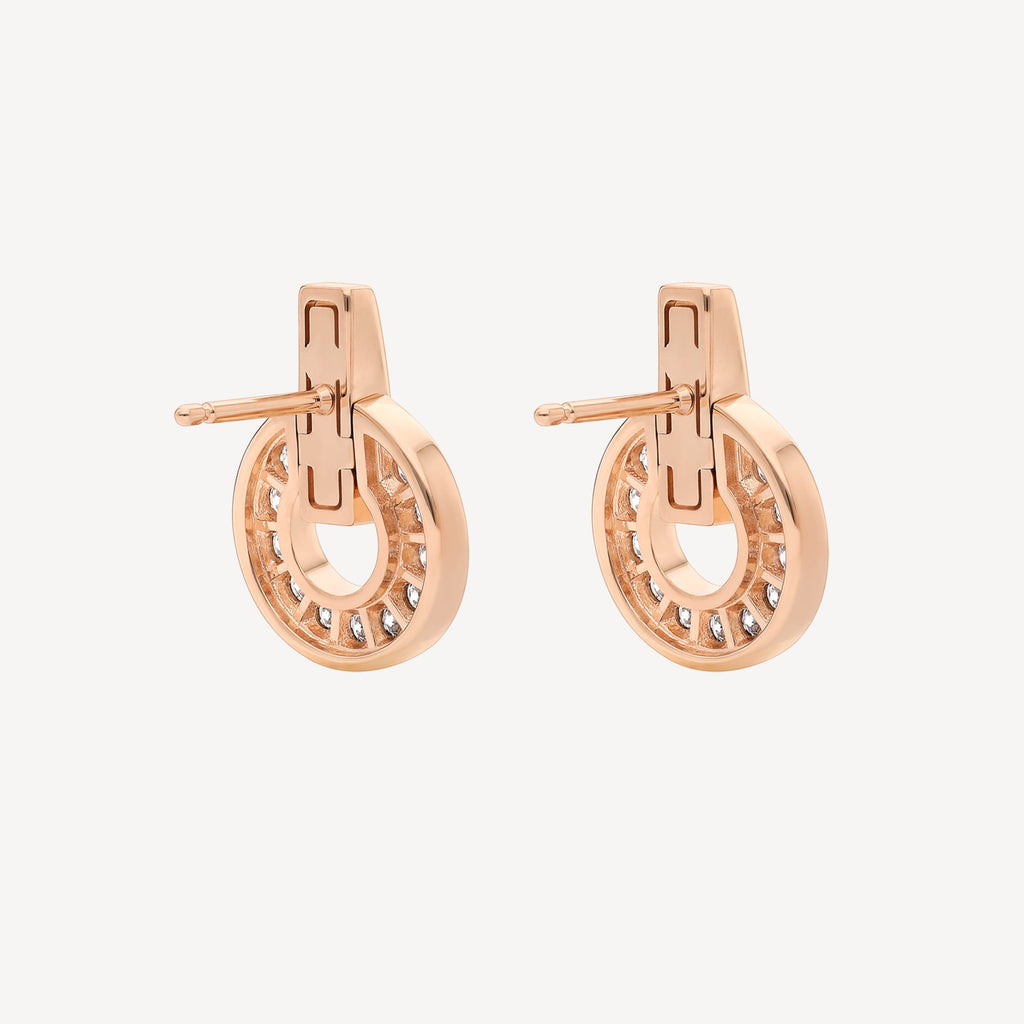 Bvlgari 18K Rose Gold Earrings