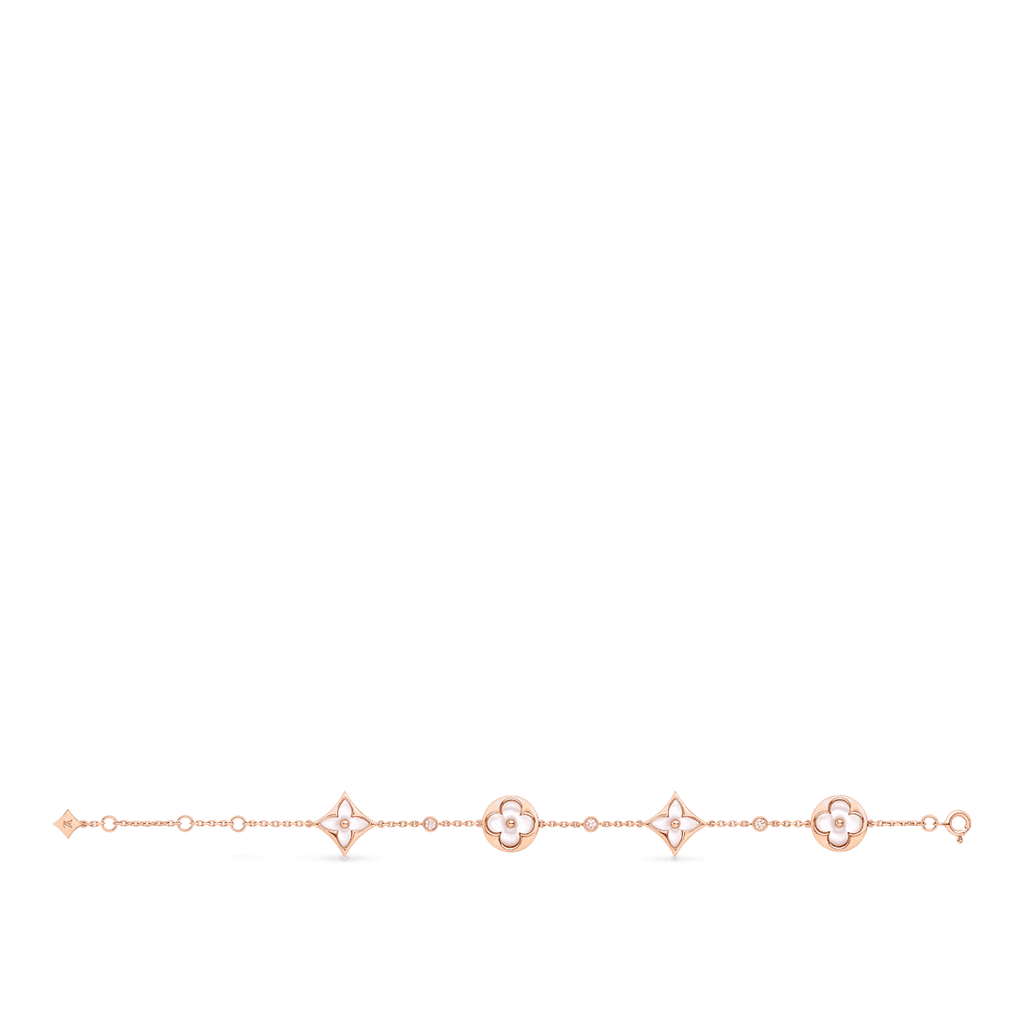 Louis Vuitton Colour Blossom Balenciaga Multi-Motif 18K Gold Bracelet