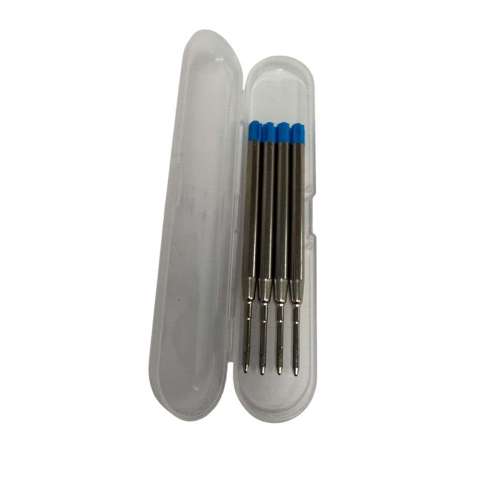 BLACK Weighted Spinner Pen with 4 refills