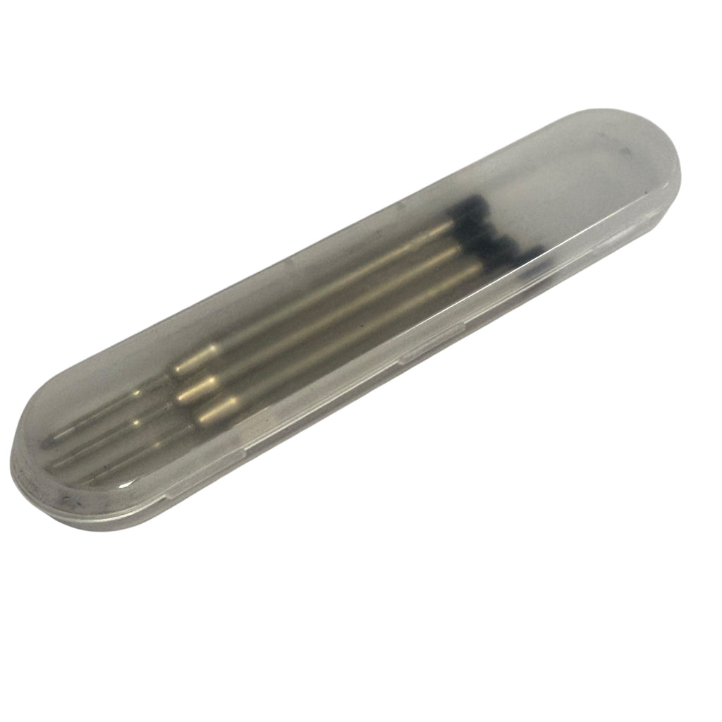 BLACK Weighted Spinner Pen with 4 refills