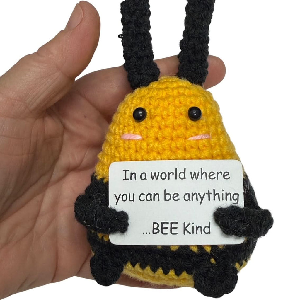 BEE Kind  - Mini Hand Crochet Plush Support