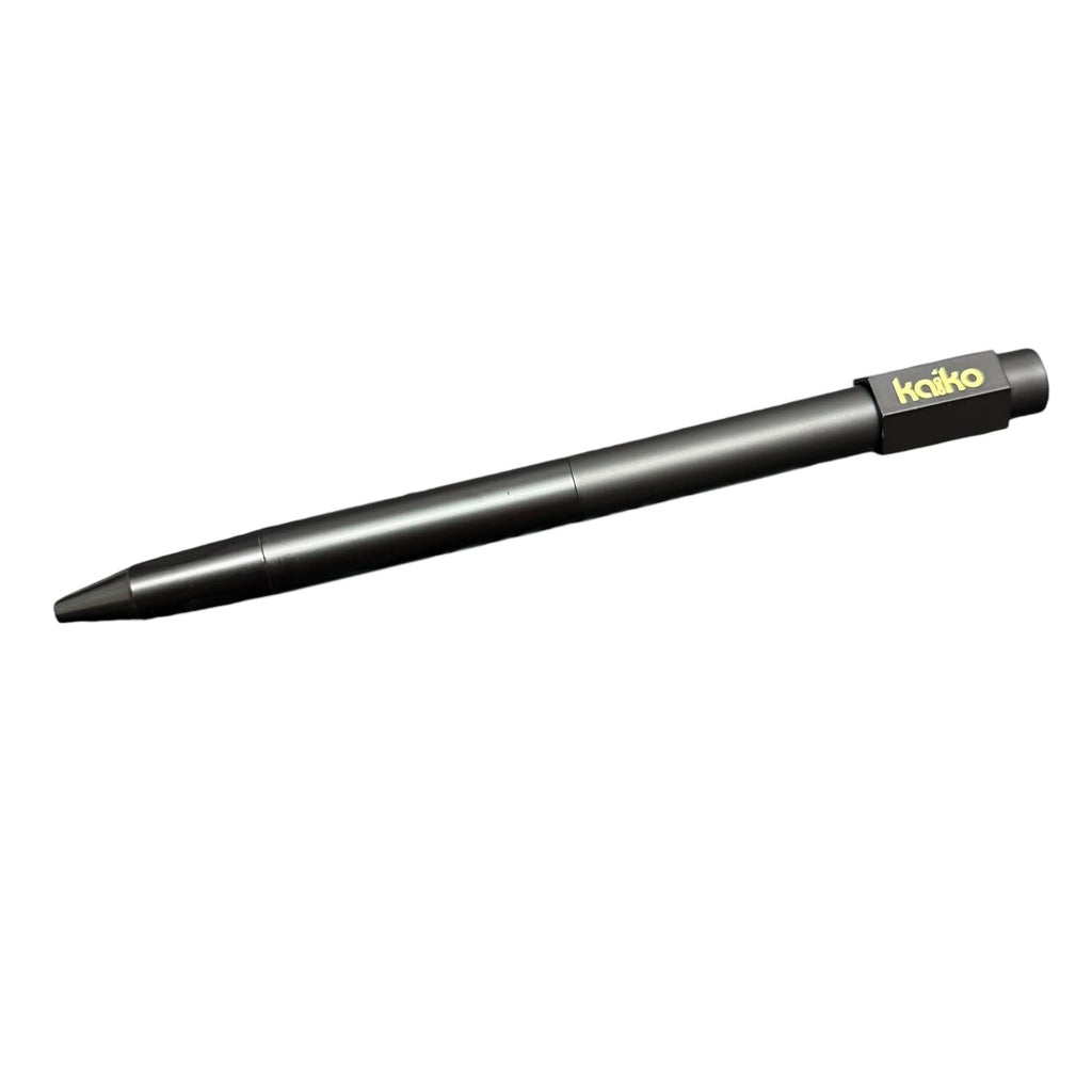 BLACK Weighted Spinner Pen with 4 refills
