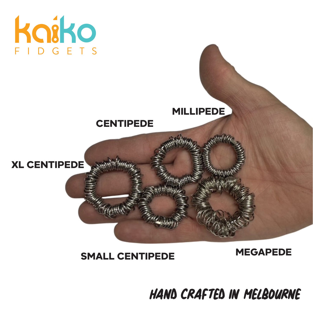Metal Fidget Range - Millipede, Centipede &  Megapede