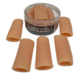 Flexible Open Finger Sleeves : Set of 5 Finger Protectors & Picking Support