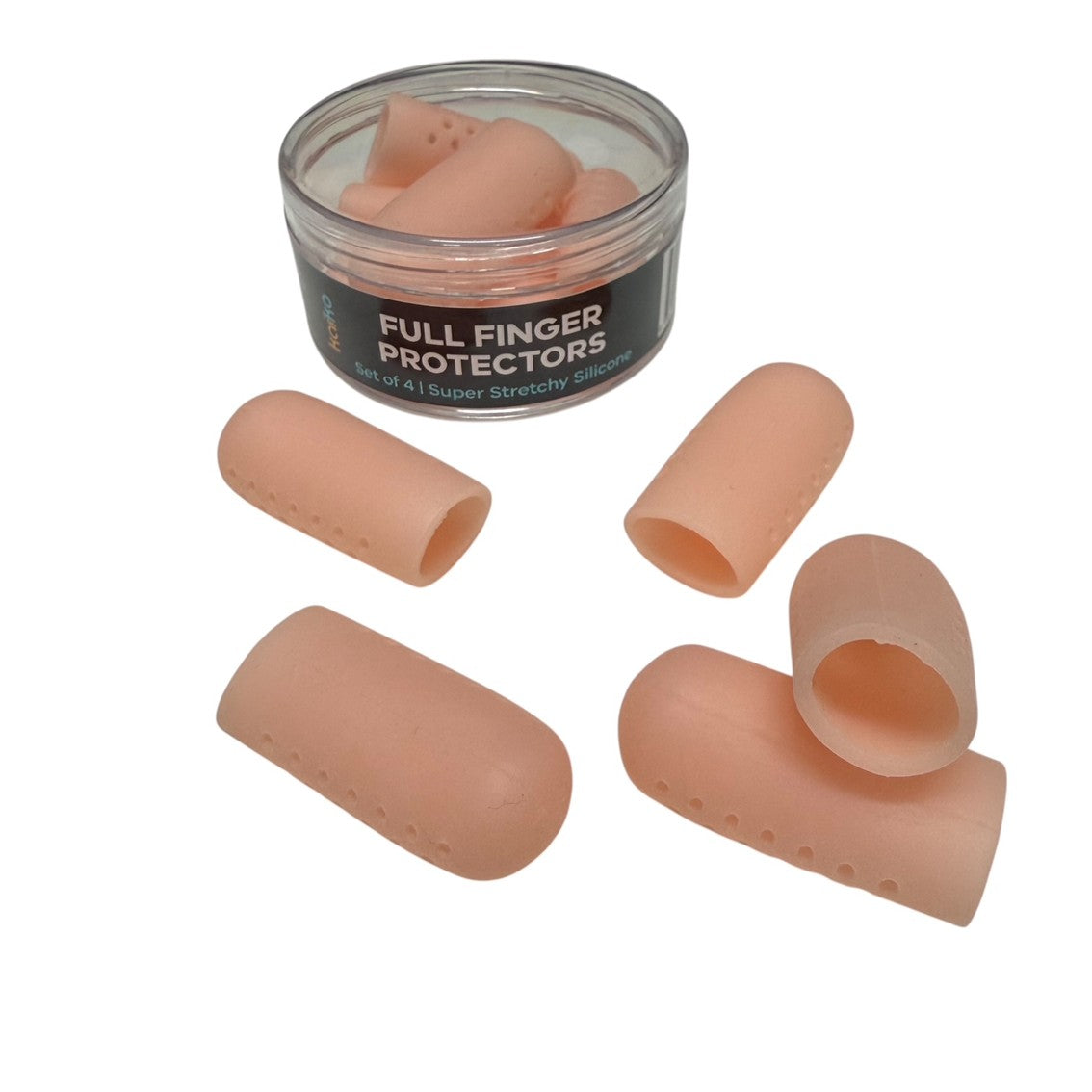 Full Finger Protectors : Set of 5  Super Stretchy Finger Protectors & Picking Support
