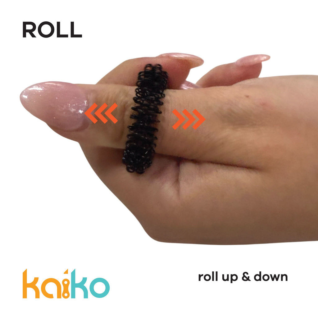 Finger Spikey Set of 10 - includes Fidget Keyring