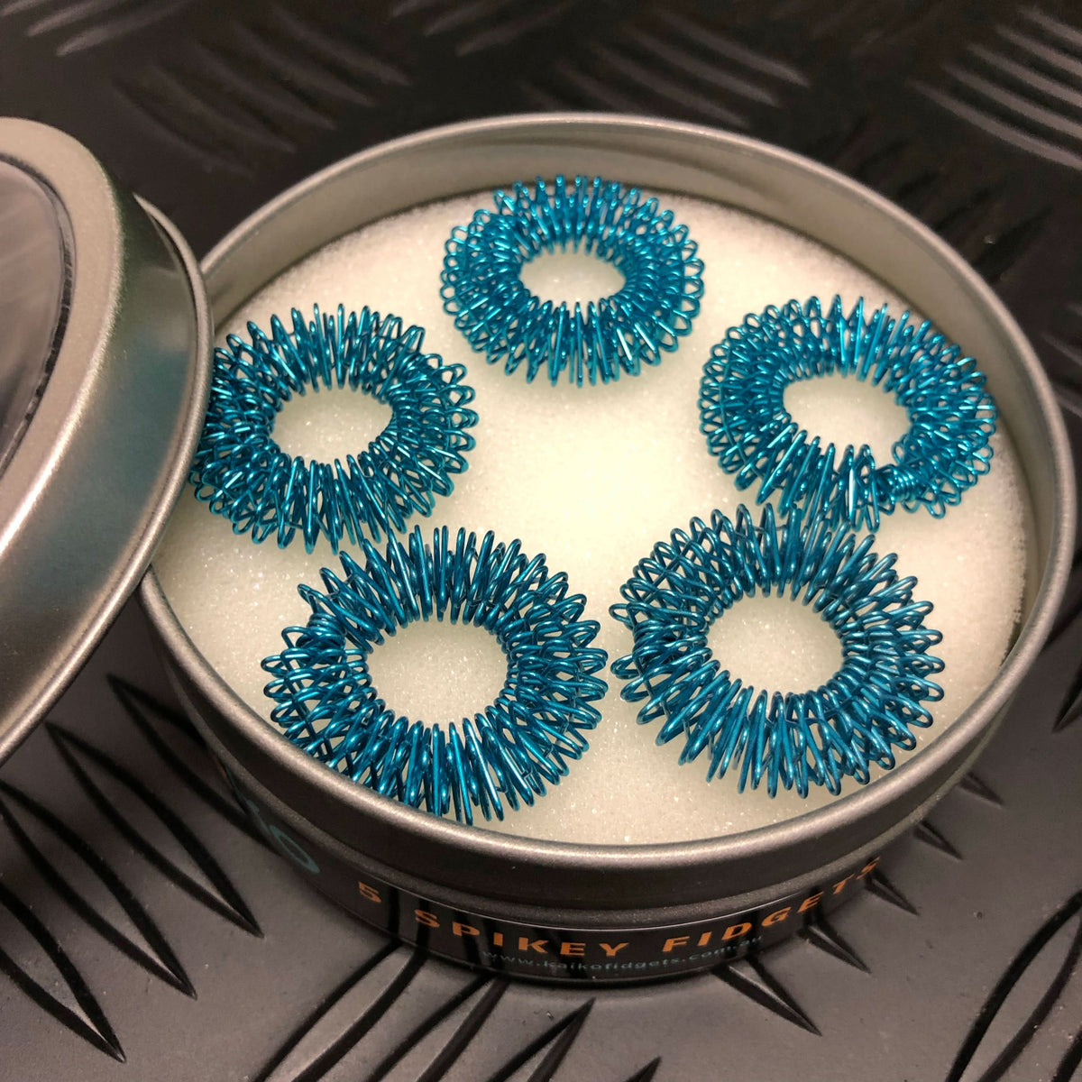 Set of 5 Finger Spikeys by Kaiko - Fidgets for Focus, Safe Ouch and Regulation