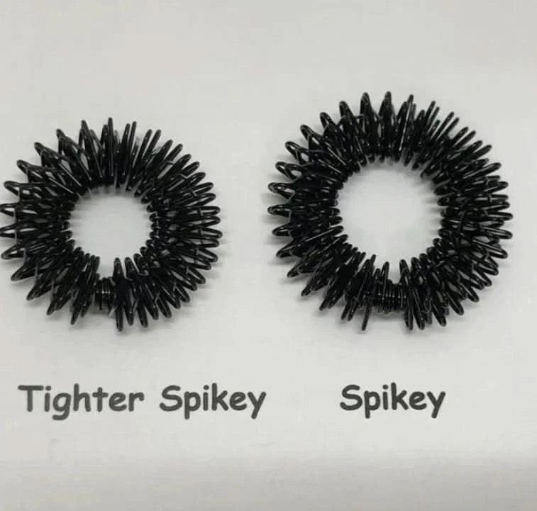 Finger Spikey Set of 10 - includes Fidget Keyring