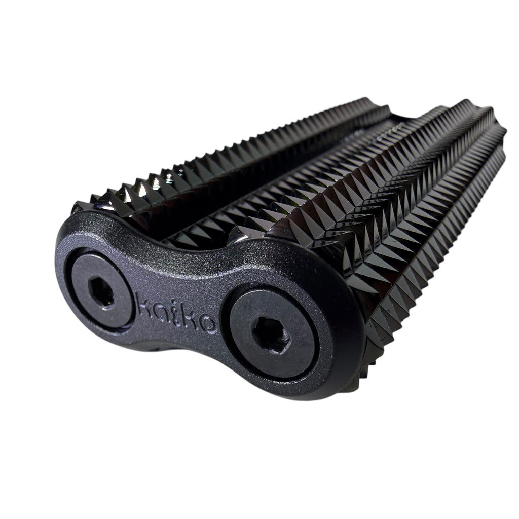 Spikey Hand Roller Black 285g    High-load Safe Ouch