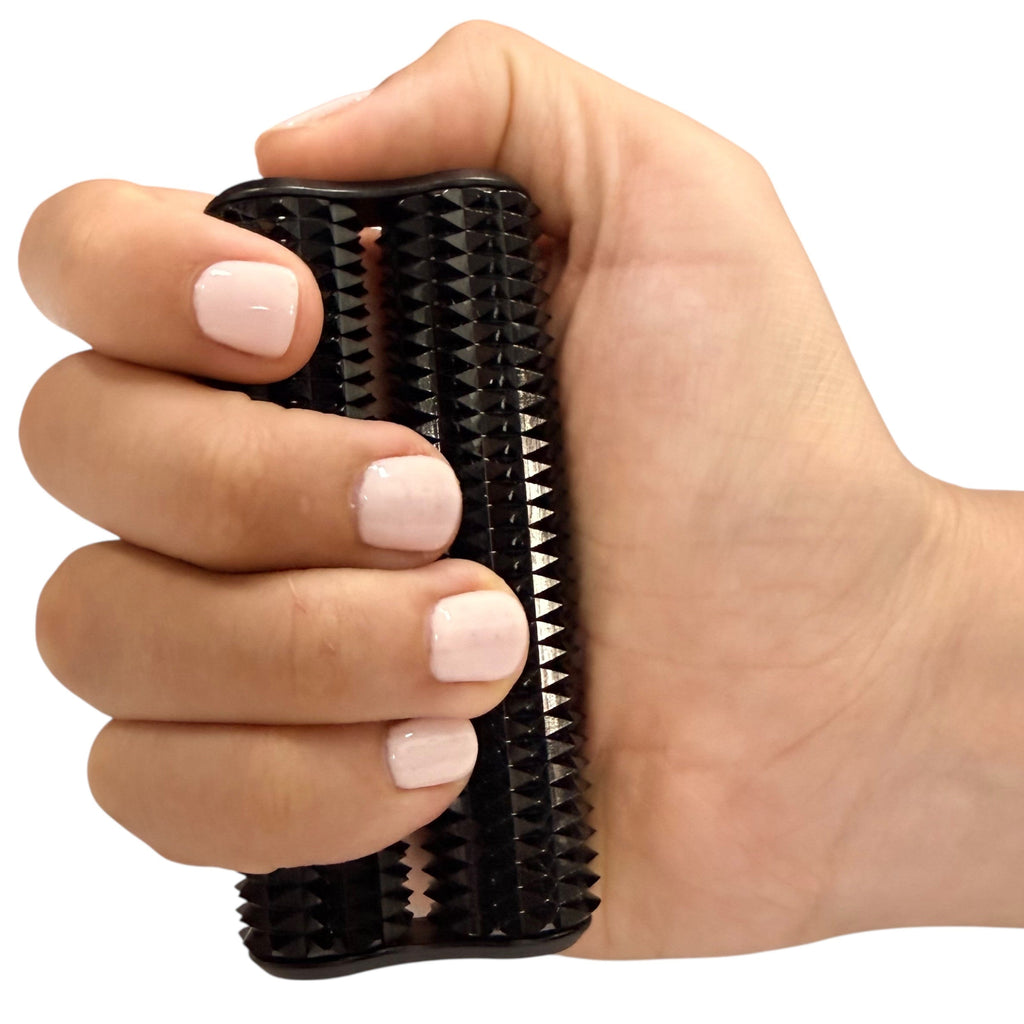 Spikey Hand Roller Black 285g    High-load Safe Ouch