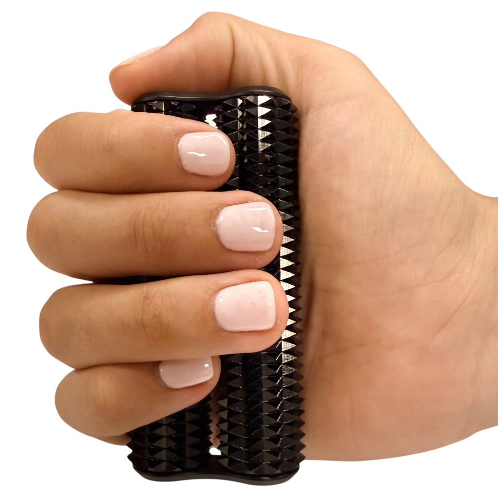 Spikey Hand Roller Black 285g    High-load Safe Ouch
