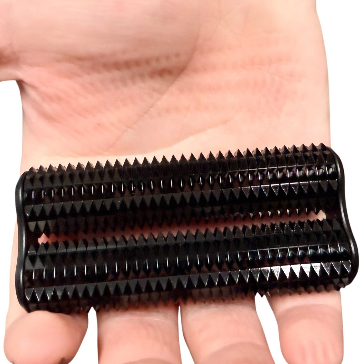 Spikey Hand Roller Black 285g    High-load Safe Ouch