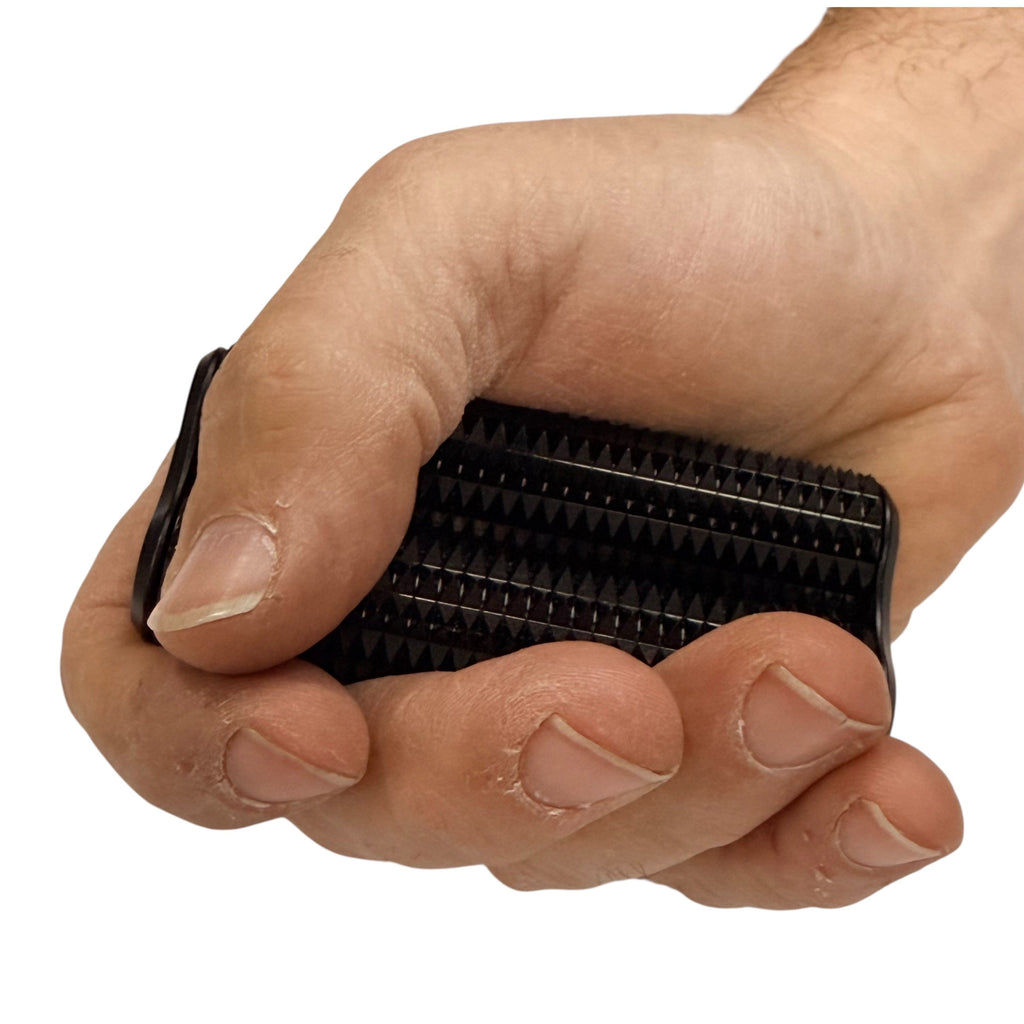 Spikey Hand Roller Black 285g    High-load Safe Ouch