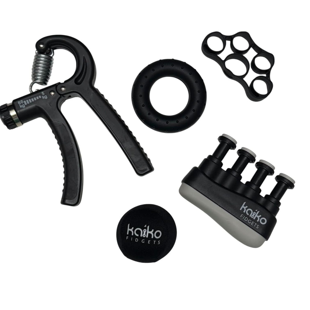 5 Piece Hand Grip Set by Kaiko - for Regulation and Improved Function