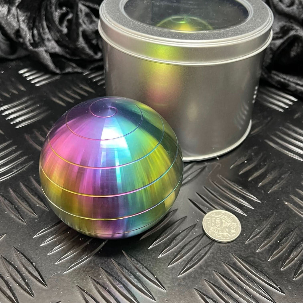 MEGA Oil Slick Spinning Gyro  - 807 grams  Kaiko Exclusive