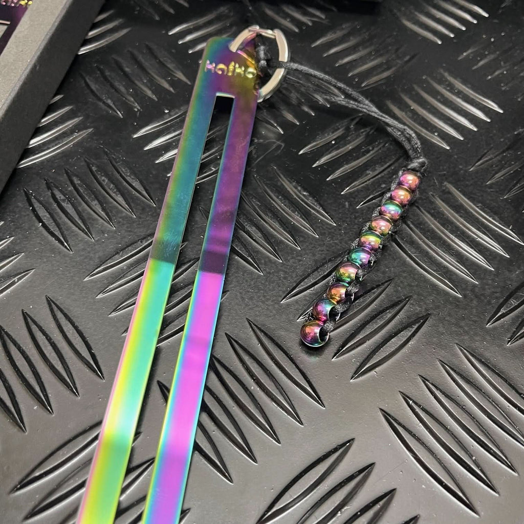 Metal Bookmark with Fidget Hook & Reading Guide   - Fidgets not included