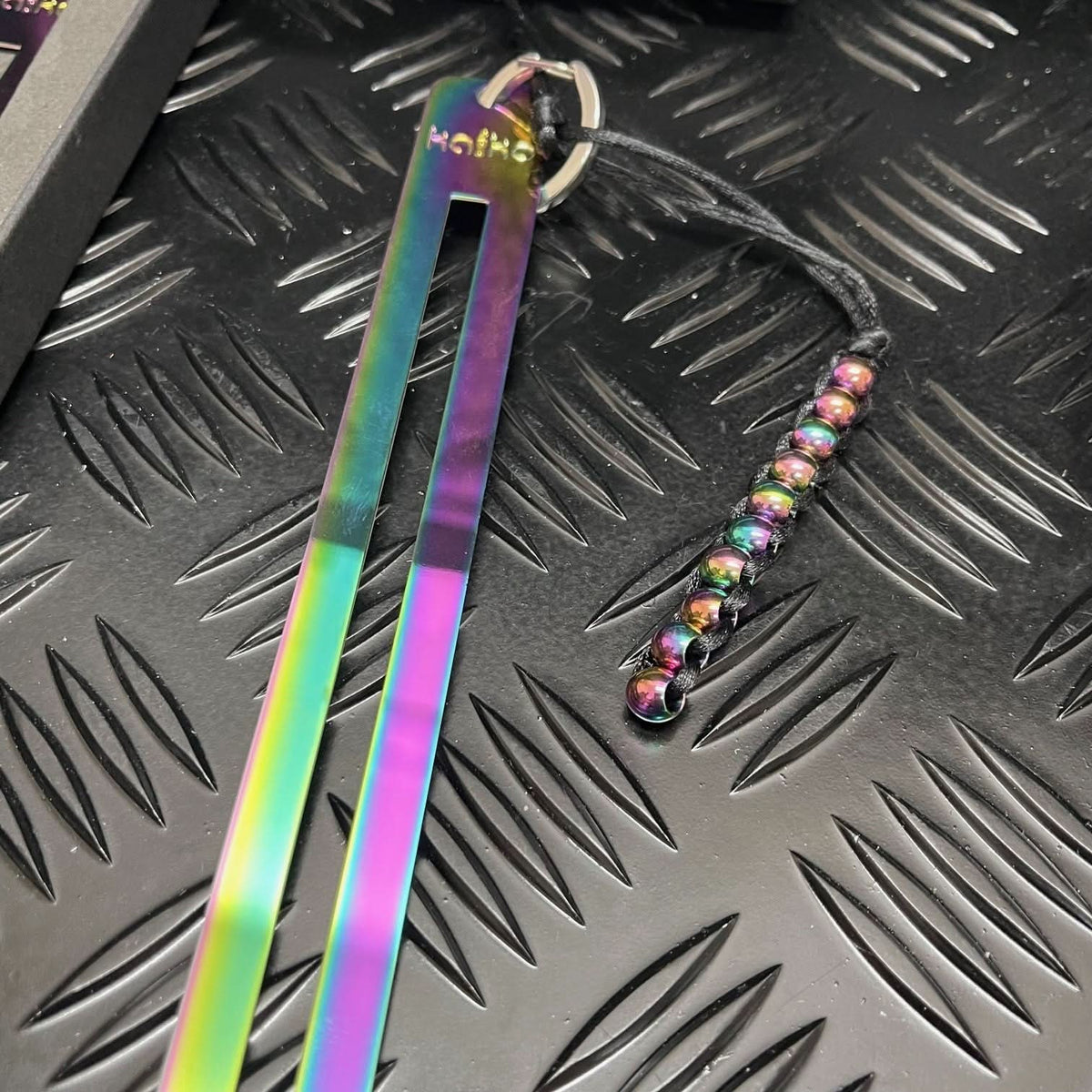 Metal Bookmark with Fidget Hook & Reading Guide   - Fidgets not included