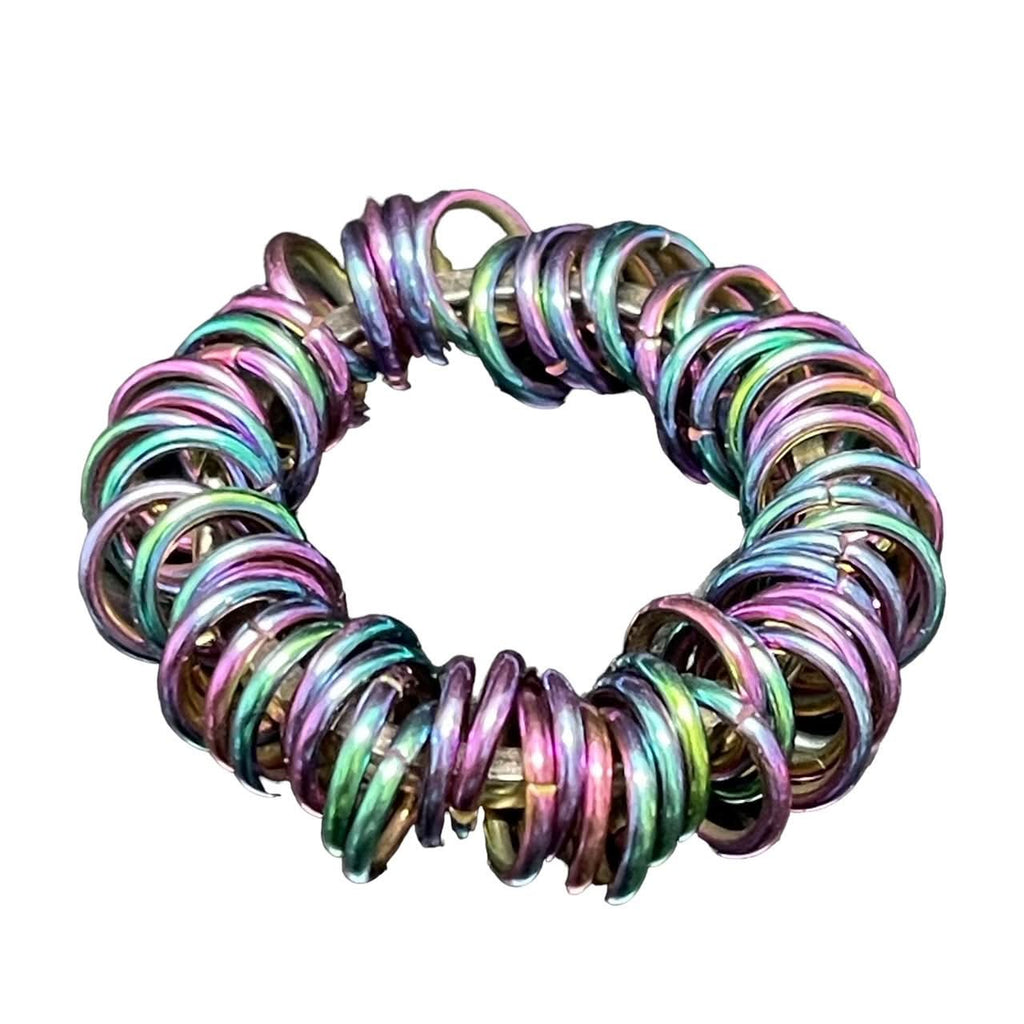 Oil Slick Small Centipede Stainless Steel Fidget