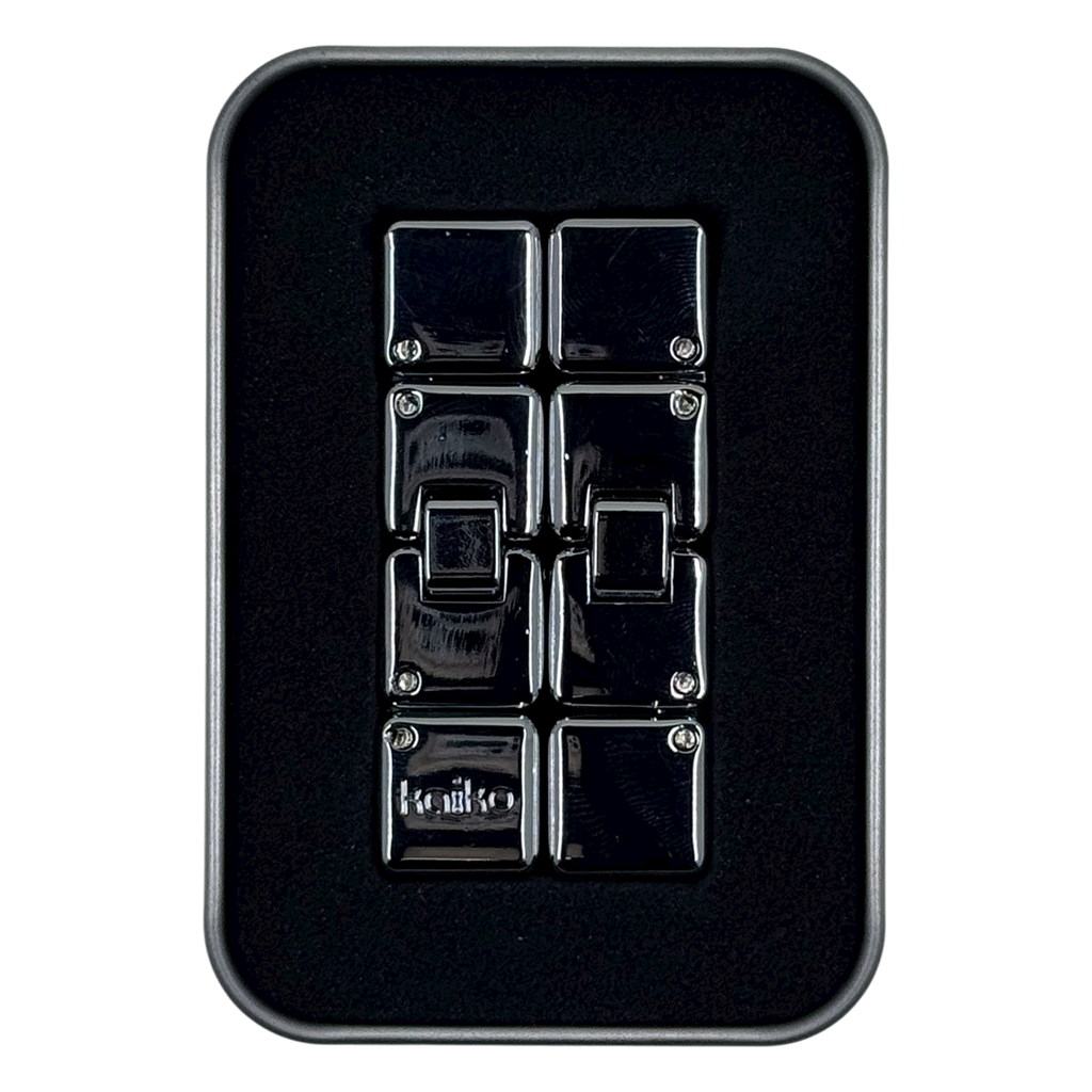 Gloss Silver MINI  Infinity Cube in Window Tin - 151 grams
