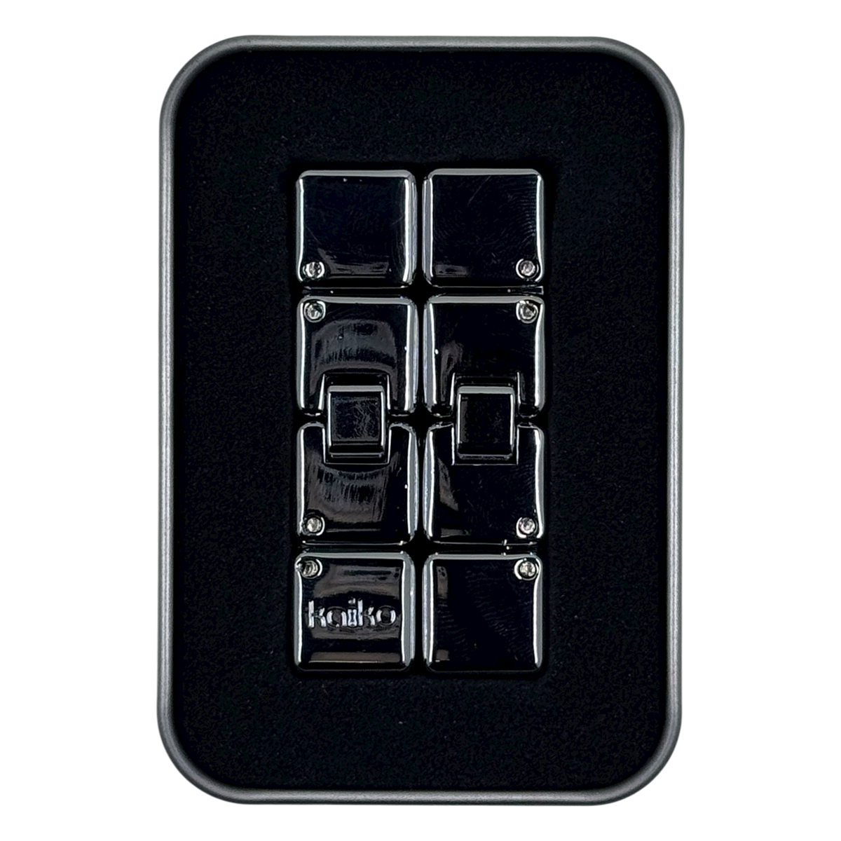Gloss Silver MINI  Infinity Cube in Window Tin - 151 grams
