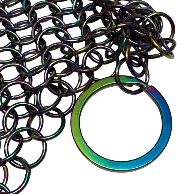 Rhomboid Hand Crafted Chain Maille Keyring