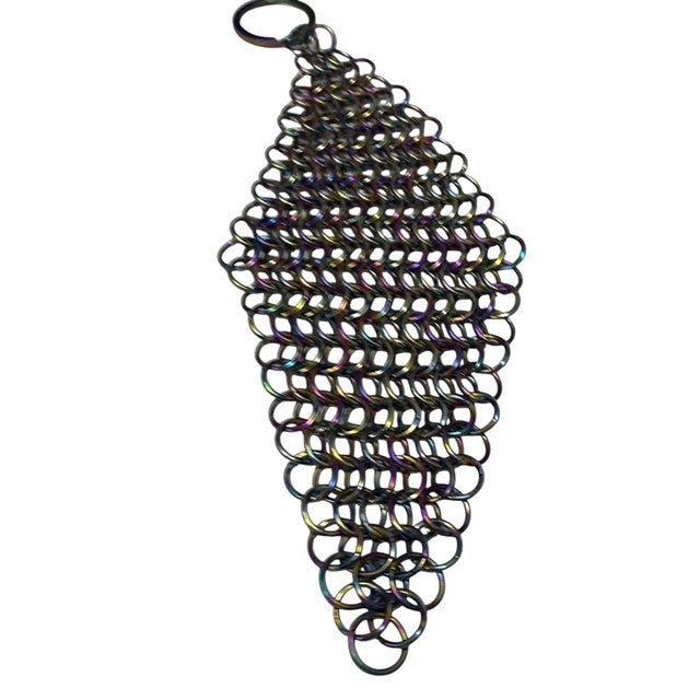 Rhomboid Hand Crafted Chain Maille Keyring