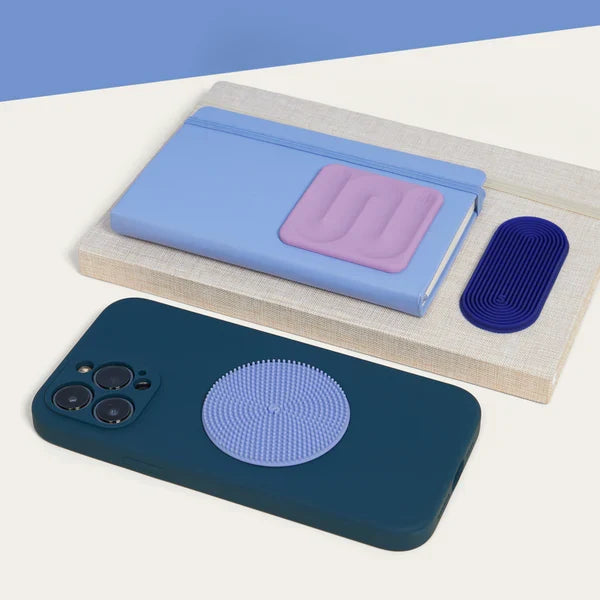 Tab Navy Groove Slab Sensory Sticker by Speks