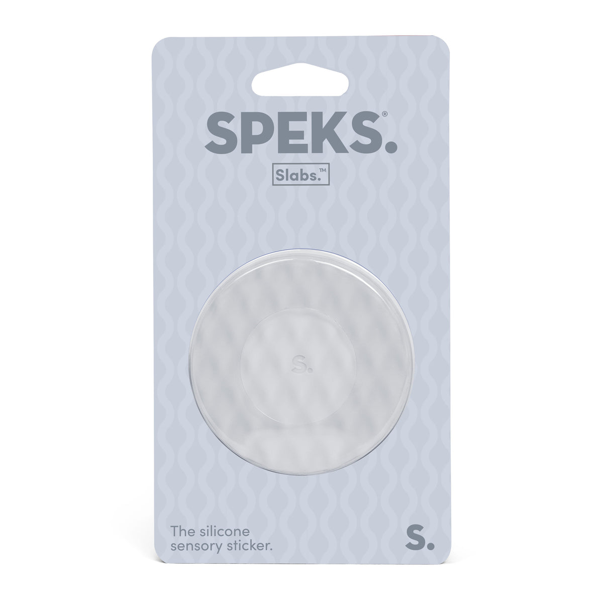 Circle Grey Mesh Slab Sensory Sticker by Speks