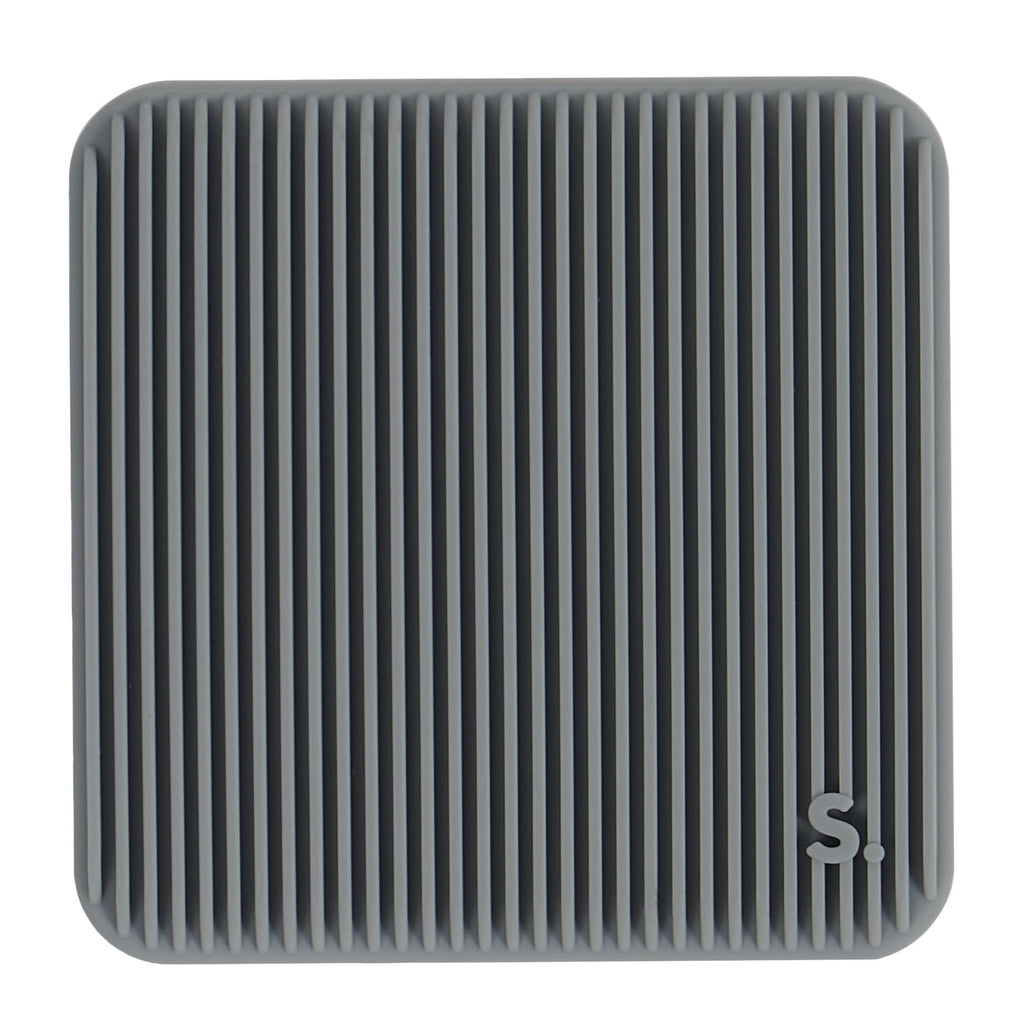 Square Dark Grey Groove Slab Sensory Sticker by Speks