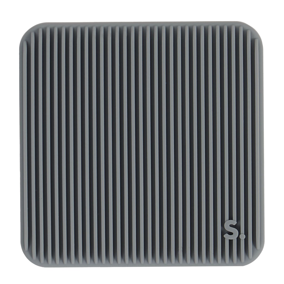 Square Dark Grey Groove Slab Sensory Sticker by Speks