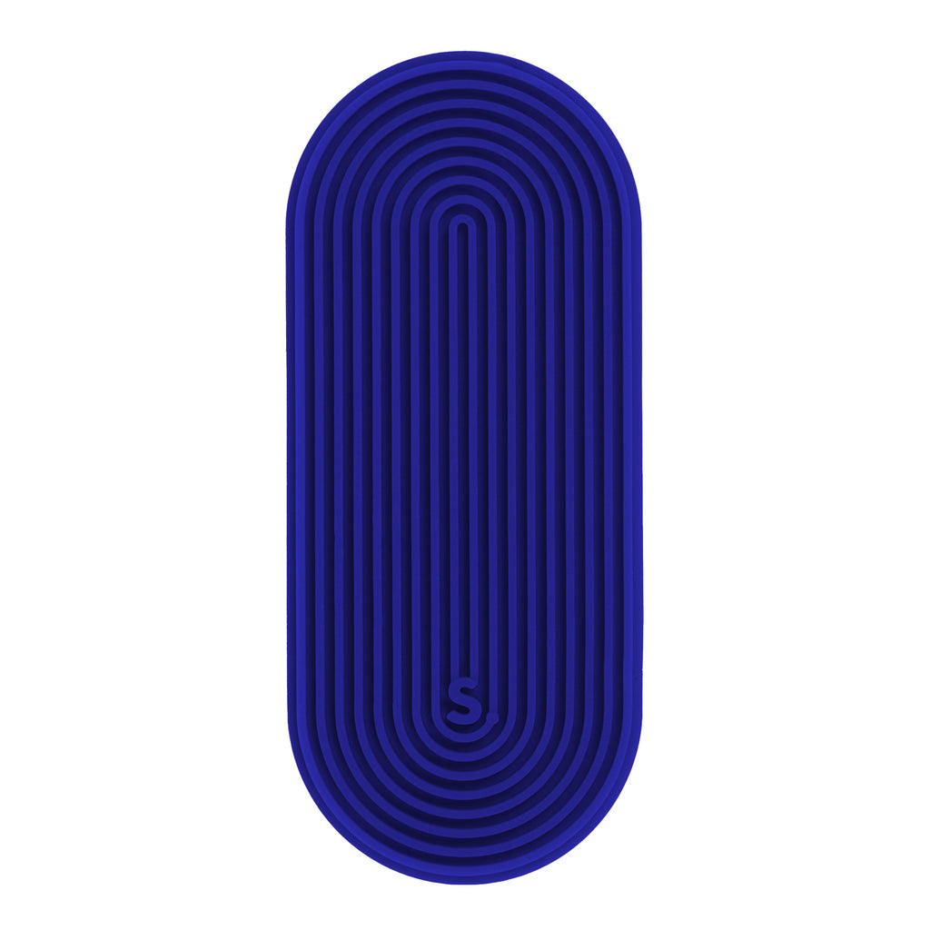 Tab Navy Groove Slab Sensory Sticker by Speks