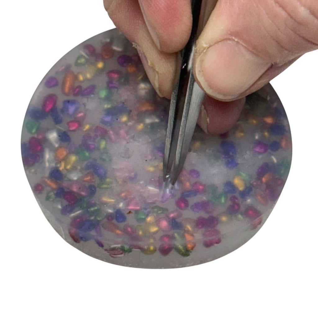 Pebble Pick 'Em Stack - pack of 3 natural painted stone discs - Picking & Popping Support
