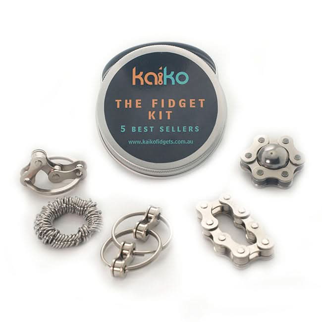 The Fidget Kit - Original 5 Best Selling Fidgets by Kaiko for Focus, Calm and Regulation
