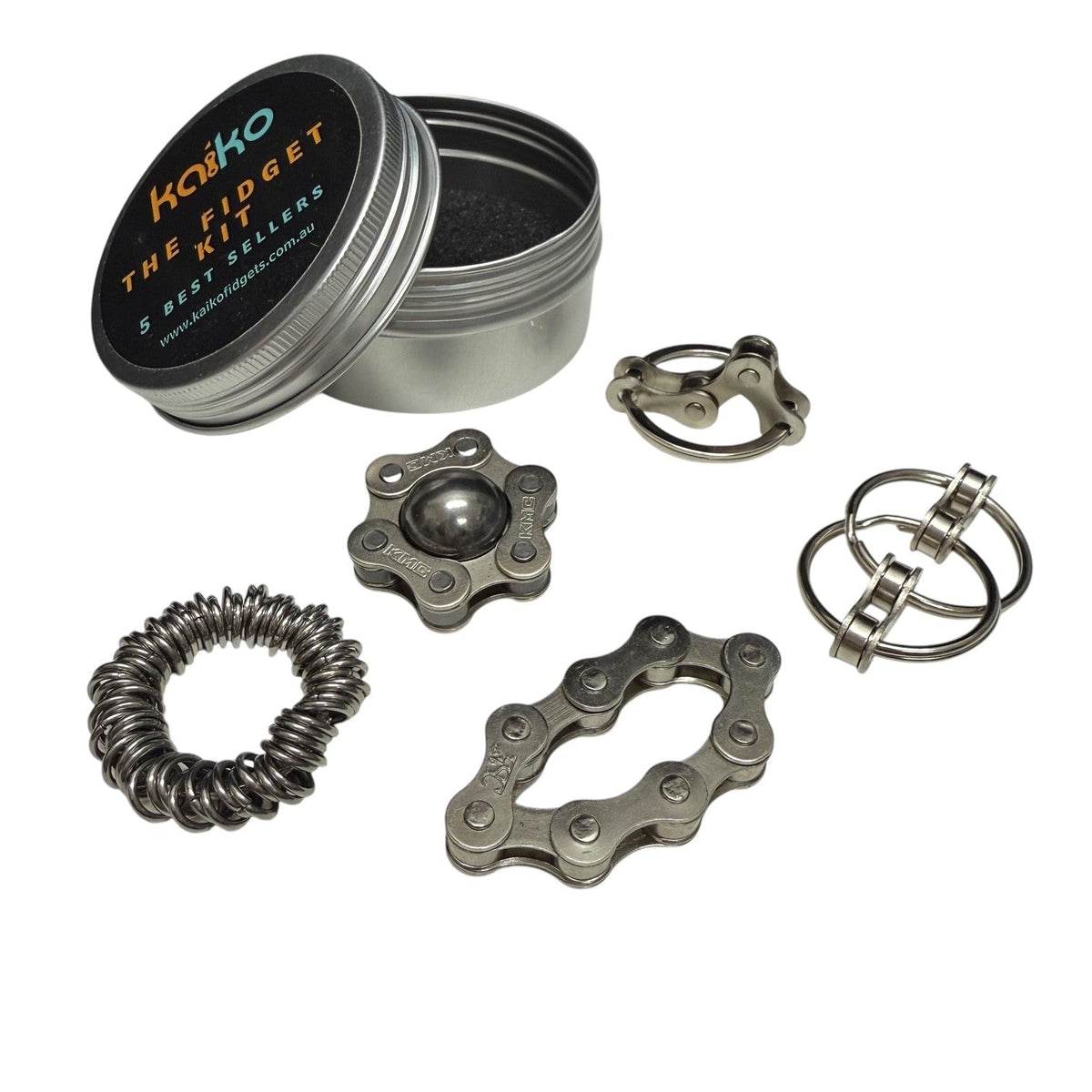 The Fidget Kit - Original 5 Best Selling Fidgets by Kaiko for Focus, Calm and Regulation