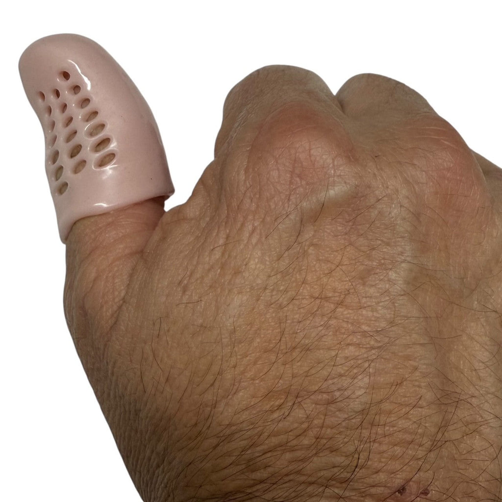 XL Finger & Thumb Protectors : Set of 5  Super Stretchy Finger Protectors & Picking Support