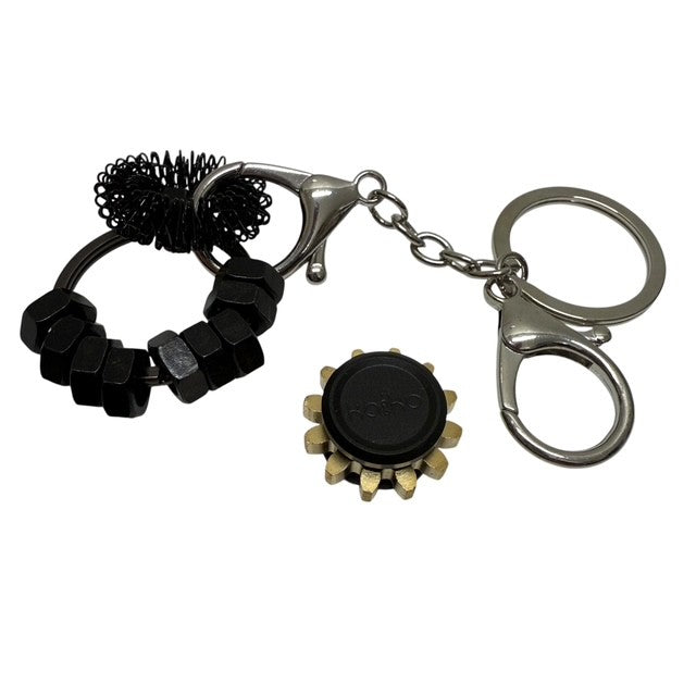 BLACKED OUT Fidget Set with Detachable Keyring