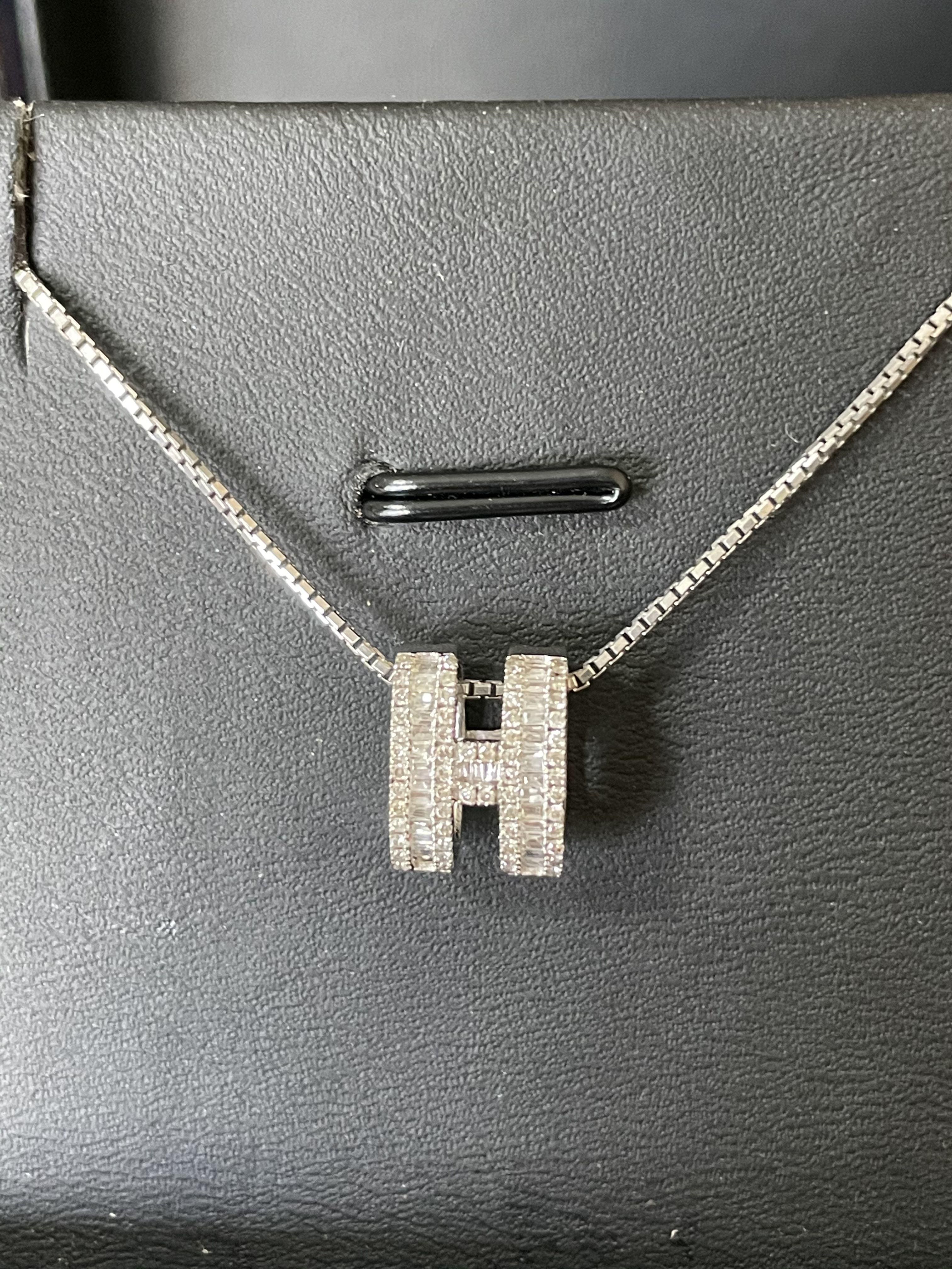 Hermes Diamonds 18K Gold Necklace