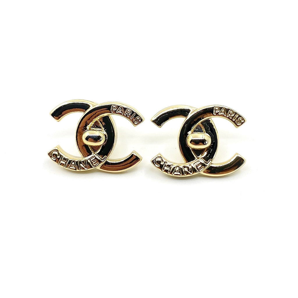 Chanel Gold 18K Gold Earrings