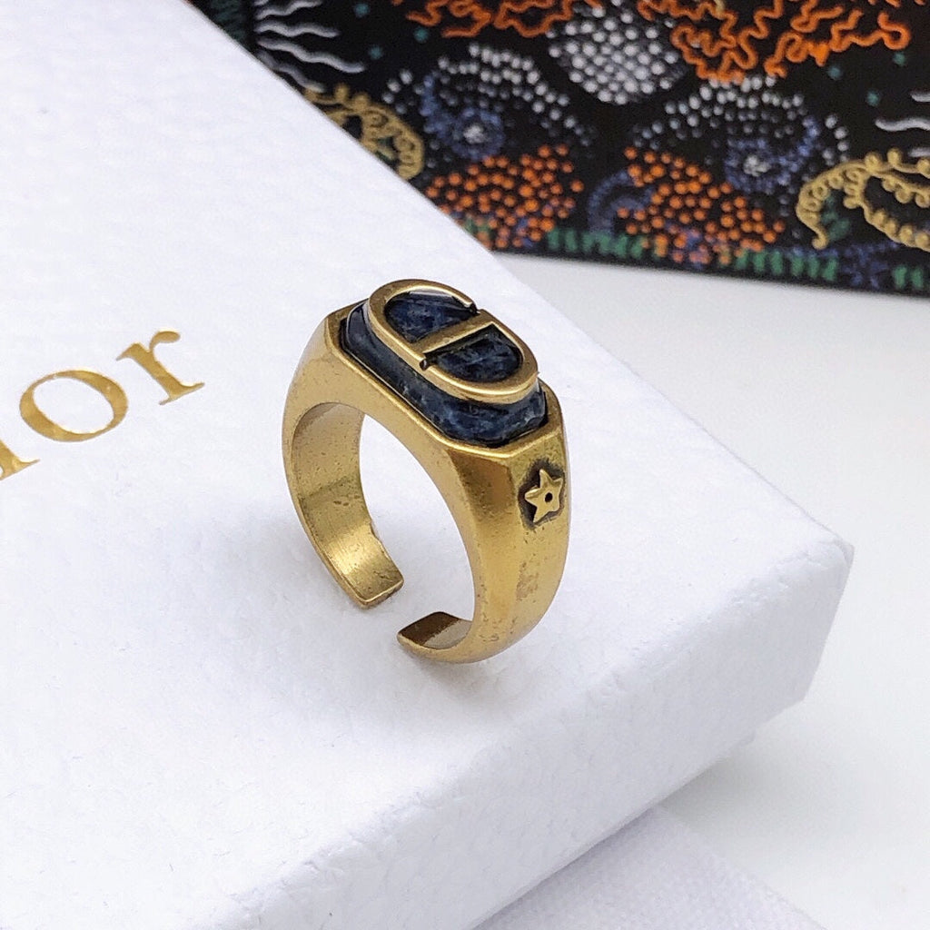 Dior Vintage 18K Gold Ring