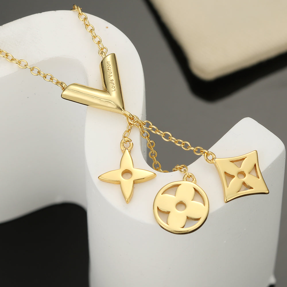 Louis Vuitton Twiggy 18K Gold Necklace