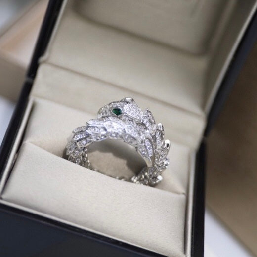 Bvlgari Serpenti Tubolari 18K Gold Ring