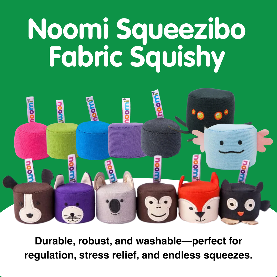 Noomi Squeezibo Fabric Squishy - Robust and Washable for Regulation and Stress Relief